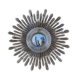 Mirror in metal frame